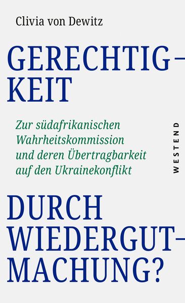 Produktbild: Gerechtigkeit durch Wiedergutmachung?