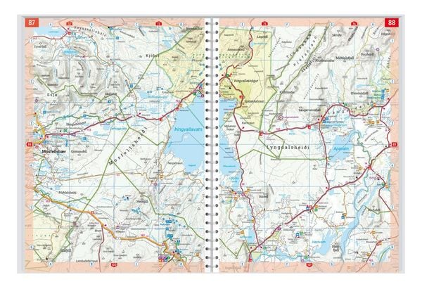 Produktbild: freytag & berndt Autoatlas Island Reiseatlas mit Spiralbindung 1:150.000