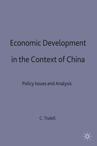 Produktbild: Economic Development in the Context of China