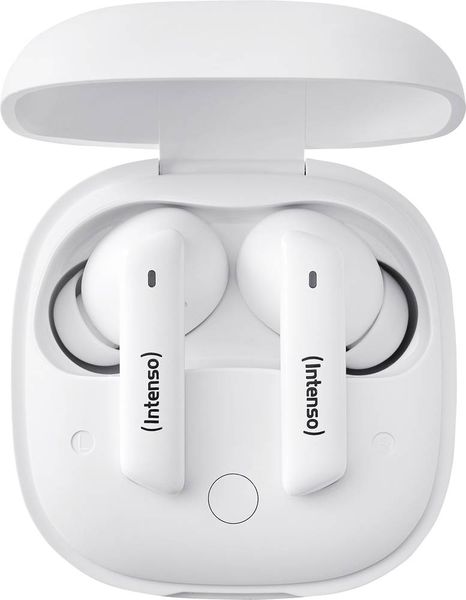 Intenso Buds Pro T502HAE weiß Handy In Ear Kopfhörer Bluetooth® Weiß Noise Cancelling Wasserabweisend