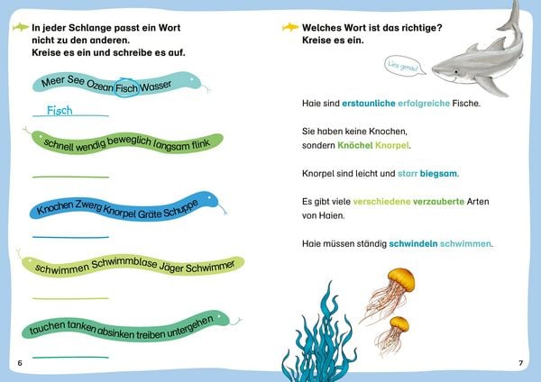 Produktbild: WAS IST WAS Erstes Leser&auml;tsel. Haie