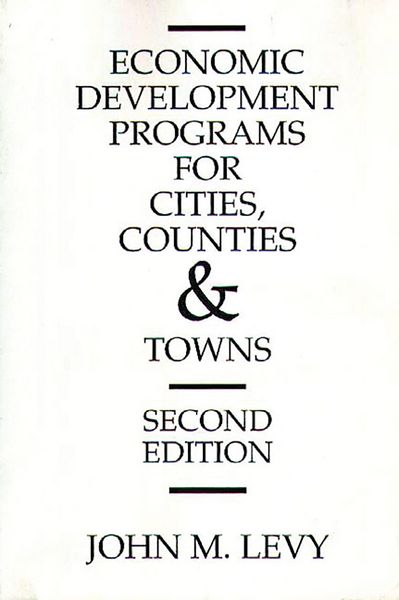 Produktbild: Economic Development Programs for Cities, Counties and Towns