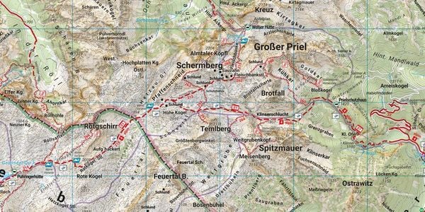 Produktbild: freytag & berndt Wanderkarte WK 0081 Pyhrn-Priel, Traunsee-Almtal - Steyrtal - Nationalpark Kalkalpen 1:50.000