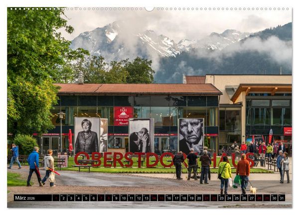 Produktbild: Oberstdorf und Umgebung (Wandkalender 2026 DIN A2 quer), CALVENDO Monatskalender