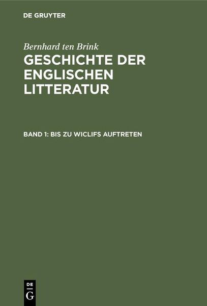 Produktbild: Bis zu Wiclifs Auftreten