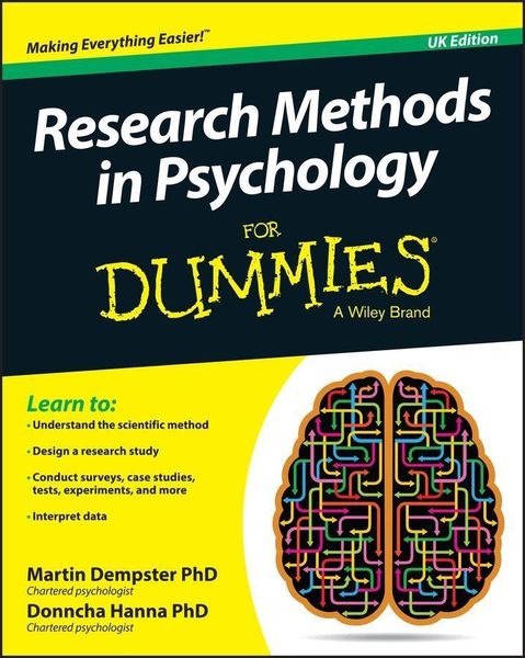 Produktbild: Research Methods in Psychology For Dummies