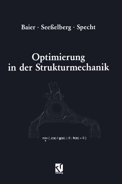 Produktbild: Optimierung in der Strukturmechanik