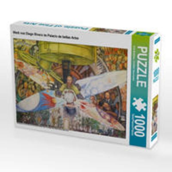 CALVENDO Puzzle Werk von Diego Rivero im Palacio de bellas Artes | 1000 Teile Lege-Größe 64x48cm Foto-Puzzle für glückliche Stunden