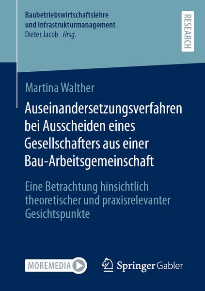 Produktbild: Auseinandersetzungsverfahren bei Ausscheiden eines Gesellschafters aus einer Bau-Arbeitsgemeinschaft