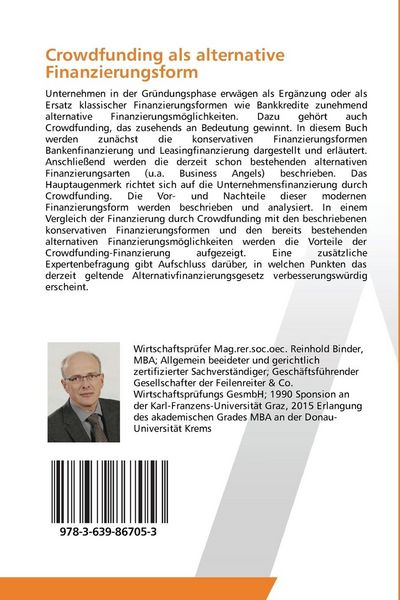 Produktbild: Crowdfunding als alternative Finanzierungsform