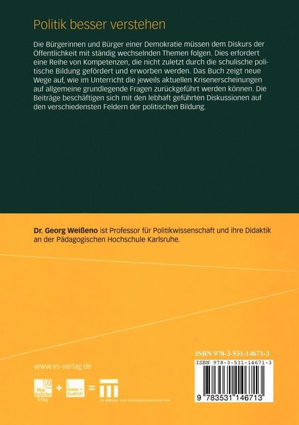 Produktbild: Politik besser verstehen
