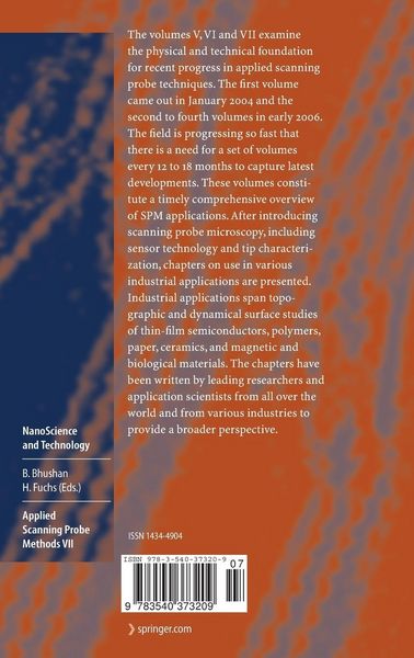 Produktbild: Applied Scanning Probe Methods VII