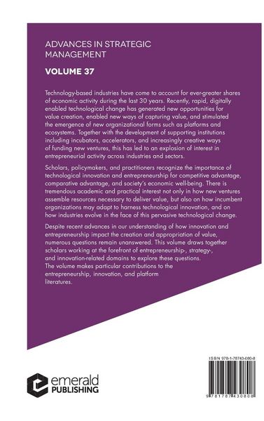 Produktbild: Entrepreneurship, Innovation, and Platforms