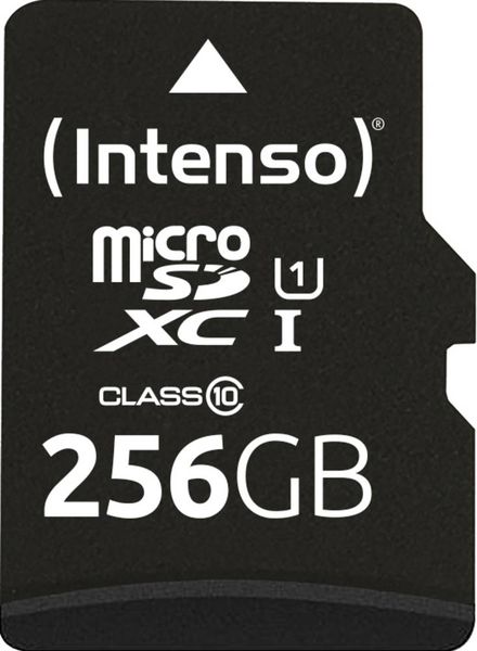 Intenso 256GB microSDXC Performance microSD-Karte 256GB Class 10 UHS-I Wasserdicht