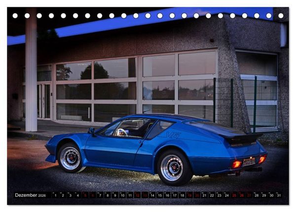 Produktbild: Renault Alpine A310 V6 (Tischkalender 2026 DIN A5 quer), CALVENDO Monatskalender