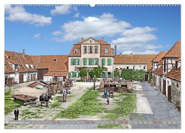 Produktbild: Leipzig zur Kaiserzeit in Farbe (hochwertiger Premium Wandkalender 2026 DIN A2 quer), Kunstdruck in Hochglanz