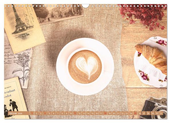 Produktbild: Auf einen Kaffee? (Wandkalender 2026 DIN A3 quer), CALVENDO Monatskalender