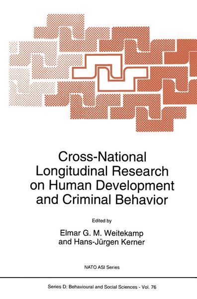 Produktbild: Cross-National Longitudinal Research on Human Development and Criminal Behavior