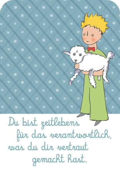 Der Kleine Prinz. 50 Glückskärtchen für jeden Tag