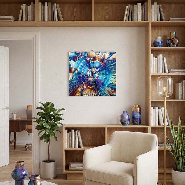 Produktbild: The Art of Science Kalender 2027 | Faszinierend-irisierende Mikroskopkunst