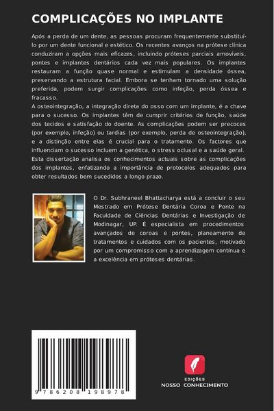 Produktbild: Complica&ccedil;&otilde;es No Implante