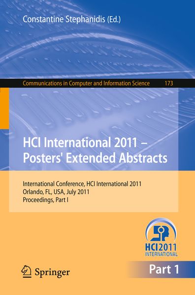 Produktbild: HCI International 2011 Posters' Extended Abstracts
