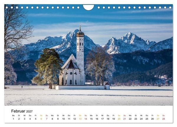 Produktbild: Unterwegs auf der Romantischen Strasse (Wandkalender 2027 DIN A4 quer), CALVENDO Monatskalender