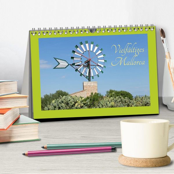 Produktbild: Vielf&auml;ltiges Mallorca (Tischkalender 2026 DIN A5 quer), CALVENDO Monatskalender