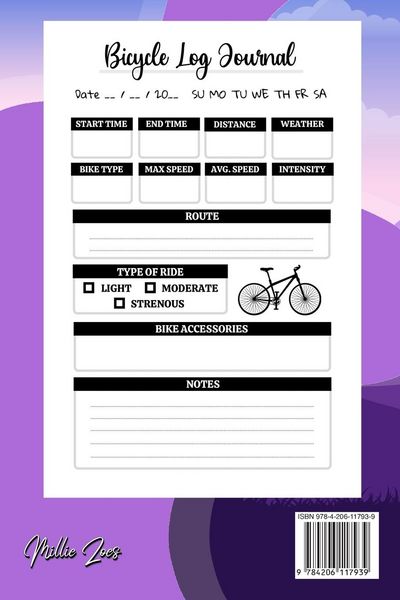 Produktbild: Bicycle Log Journal