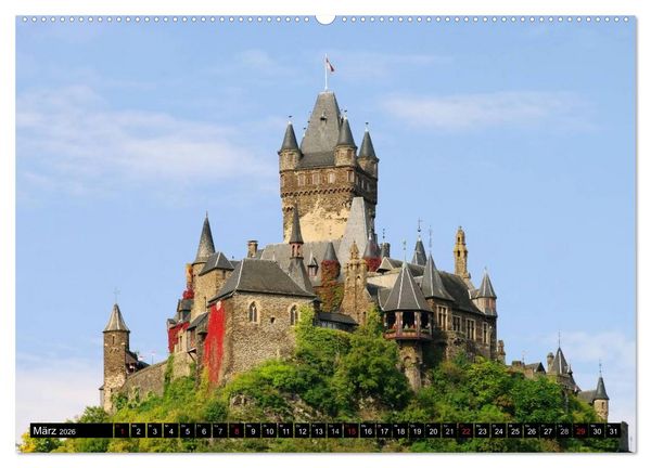 Produktbild: Entlang der Mosel (hochwertiger Premium Wandkalender 2026 DIN A2 quer), Kunstdruck in Hochglanz