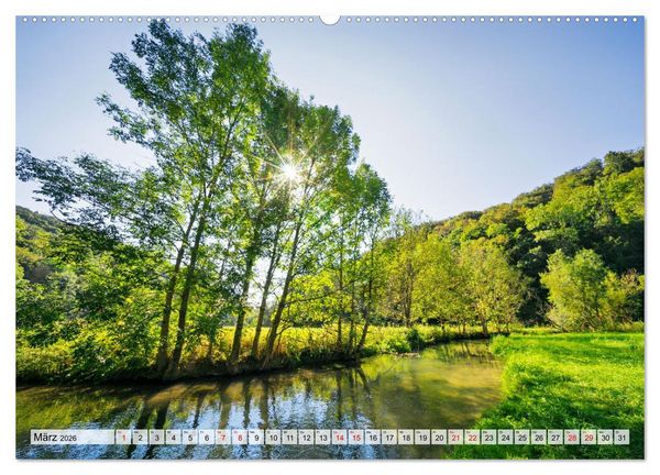 Produktbild: Unterwegs im Gro&szlig;en Lautertal (hochwertiger Premium Wandkalender 2026 DIN A2 quer), Kunstdruck in Hochglanz