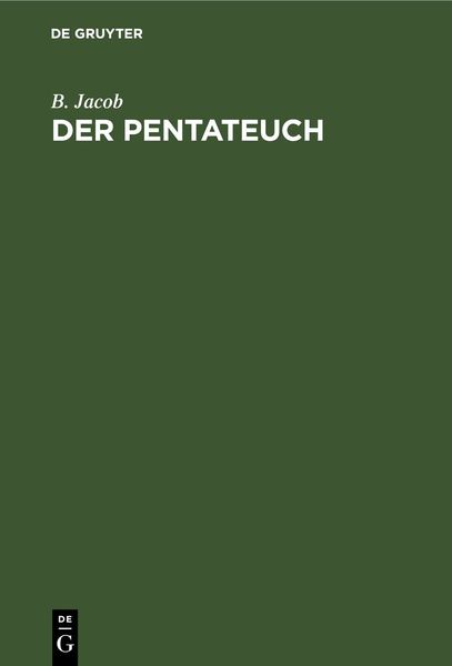 Produktbild: Der Pentateuch
