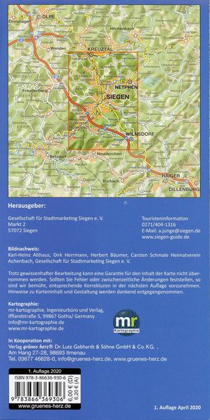 Produktbild: Wanderkarte Siegen 1:25 000
