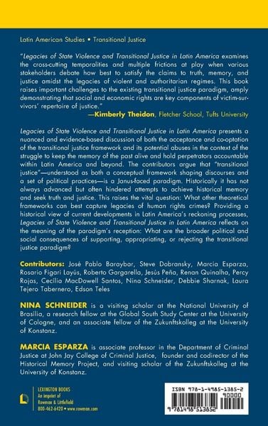 Produktbild: Legacies of State Violence and Transitional Justice in Latin America