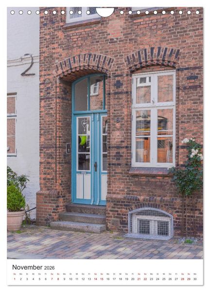 Produktbild: Husumer Ansichten, malerische Hafenstadt an der Nordsee (Wandkalender 2026 DIN A4 hoch), CALVENDO Monatskalender