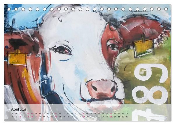 Produktbild: Kunst-Kalender von Stefanie Rogge (Tischkalender 2026 DIN A5 quer), CALVENDO Monatskalender