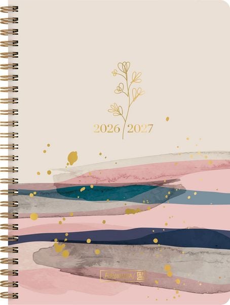 Produktbild: Sch&uuml;lerkalender Style 2026/2027 "Harmony" | A5, Kunststoff
