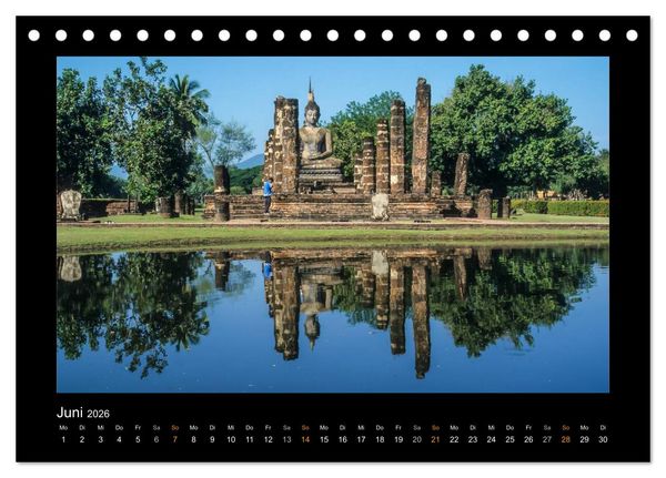 Produktbild: Thailand - Traumstr&auml;nde und Tempel (Tischkalender 2026 DIN A5 quer), CALVENDO Monatskalender