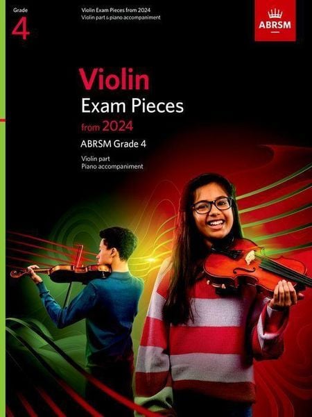 Produktbild: Violin Exam Pieces from 2024, ABRSM Grade 4, Violin Part & Piano Accompaniment