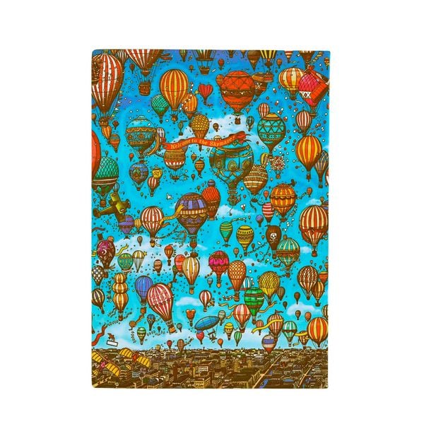 Produktbild: Softcover Notizbuch, Festival der Ballons, Midi, Liniert