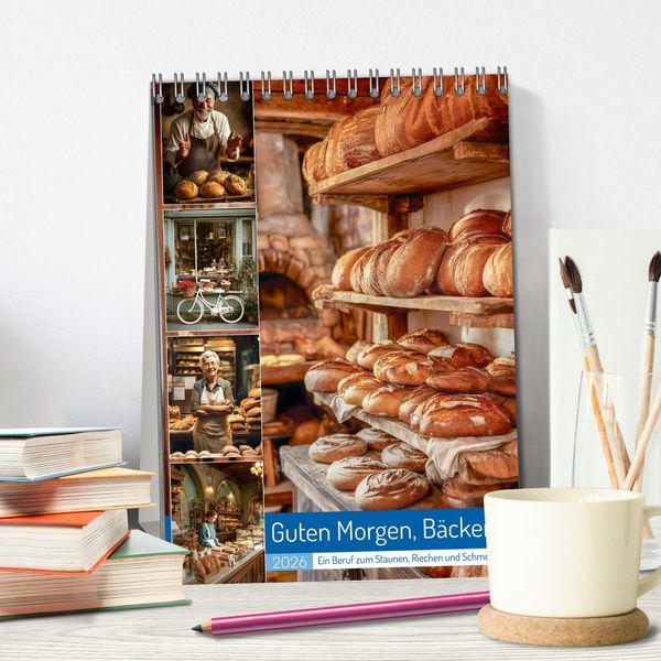 Produktbild: Guten Morgen, B&auml;ckerei (Tischkalender 2026 DIN A5 hoch), CALVENDO Monatskalender