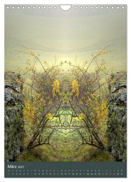 Produktbild: Spiegelwelten - Botschaften der Naturwesen (Wandkalender 2027 DIN A4 hoch), CALVENDO Monatskalender