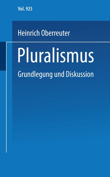 Produktbild: Pluralismus