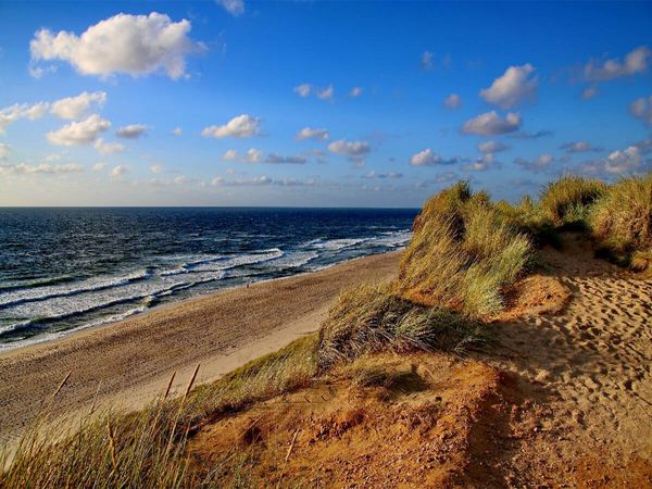Produktbild: CALVENDO Puzzle Blick von der "Uwe D&uuml;ne" nach Kampen | 1000 Teile Lege-Gr&ouml;&szlig;e 64x48cm Foto-Puzzle f&uuml;r gl&uuml;ckliche Stunden