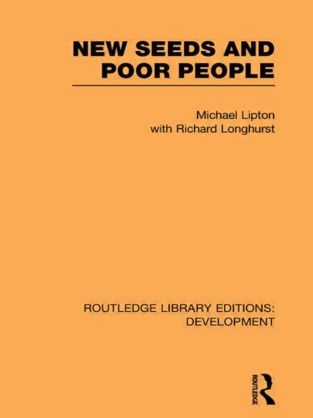 Produktbild: Lipton, M: New Seeds and Poor People
