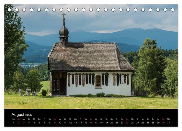 Produktbild: Bayerischer Wald (Tischkalender 2026 DIN A5 quer), CALVENDO Monatskalender