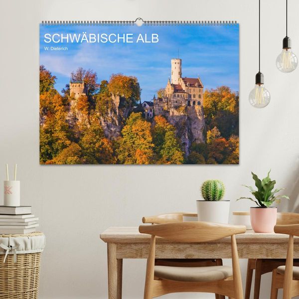 Produktbild: SCHW&Auml;BISCHE ALB W.Dieterich (Wandkalender 2026 DIN A2 quer), CALVENDO Monatskalender