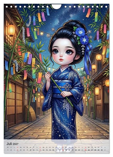 Produktbild: Fabulous Dolls &ndash; Perlen Asiens (Wandkalender 2027 DIN A4 hoch), CALVENDO Monatskalender