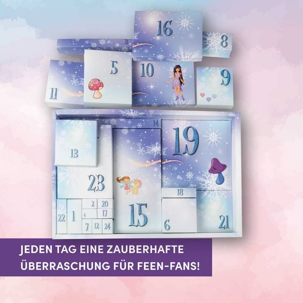 Produktbild: Zauberhafter Feen-Adventskalender. 24 Überraschungen für Feen-Fans