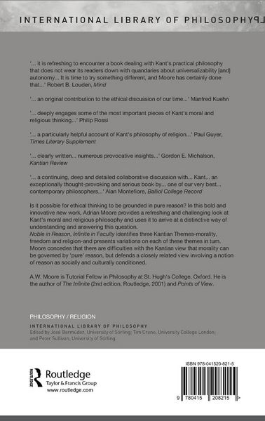 Produktbild: Noble in Reason, Infinite in Faculty